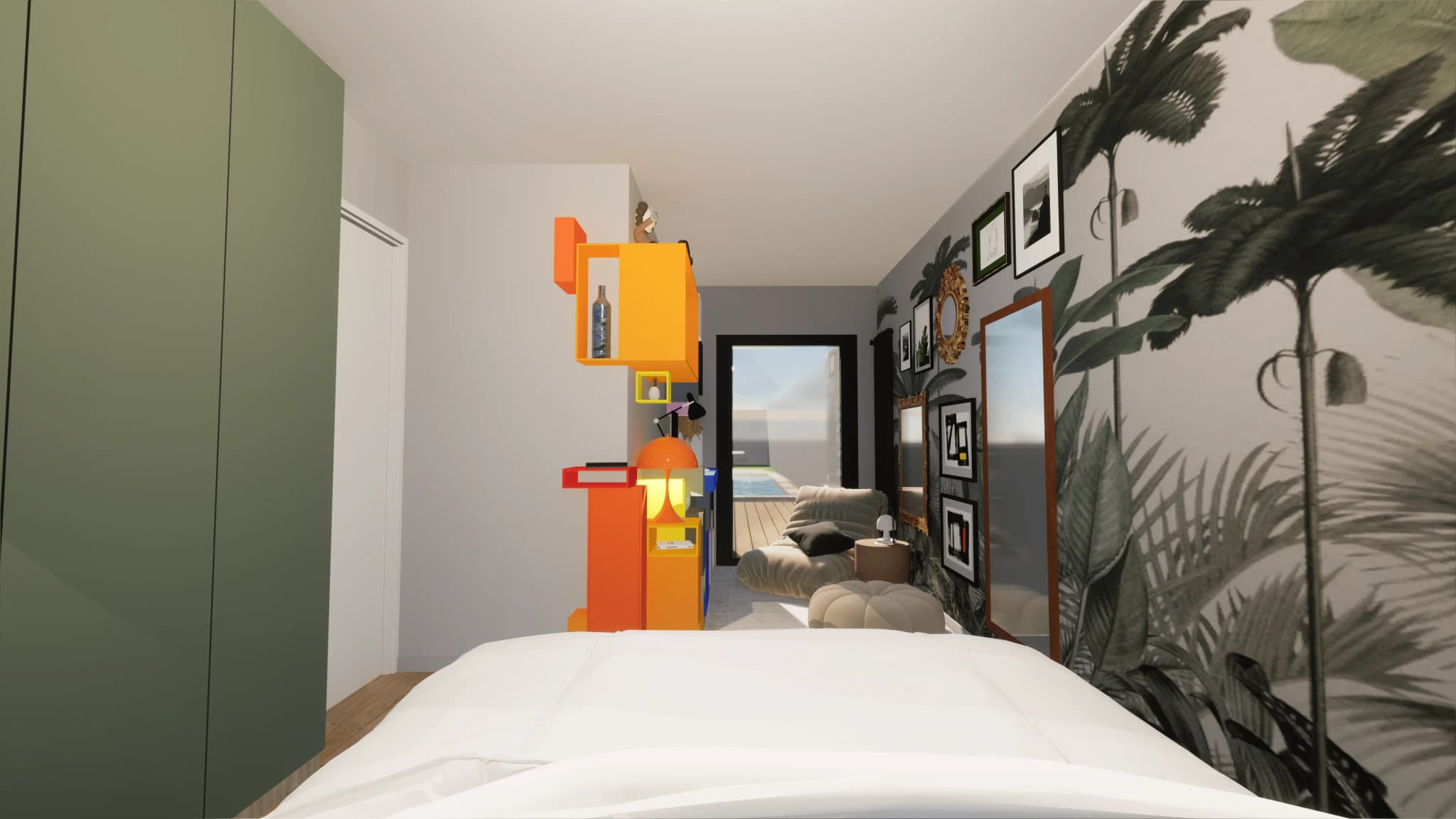 Conception de mobilier pour chambre