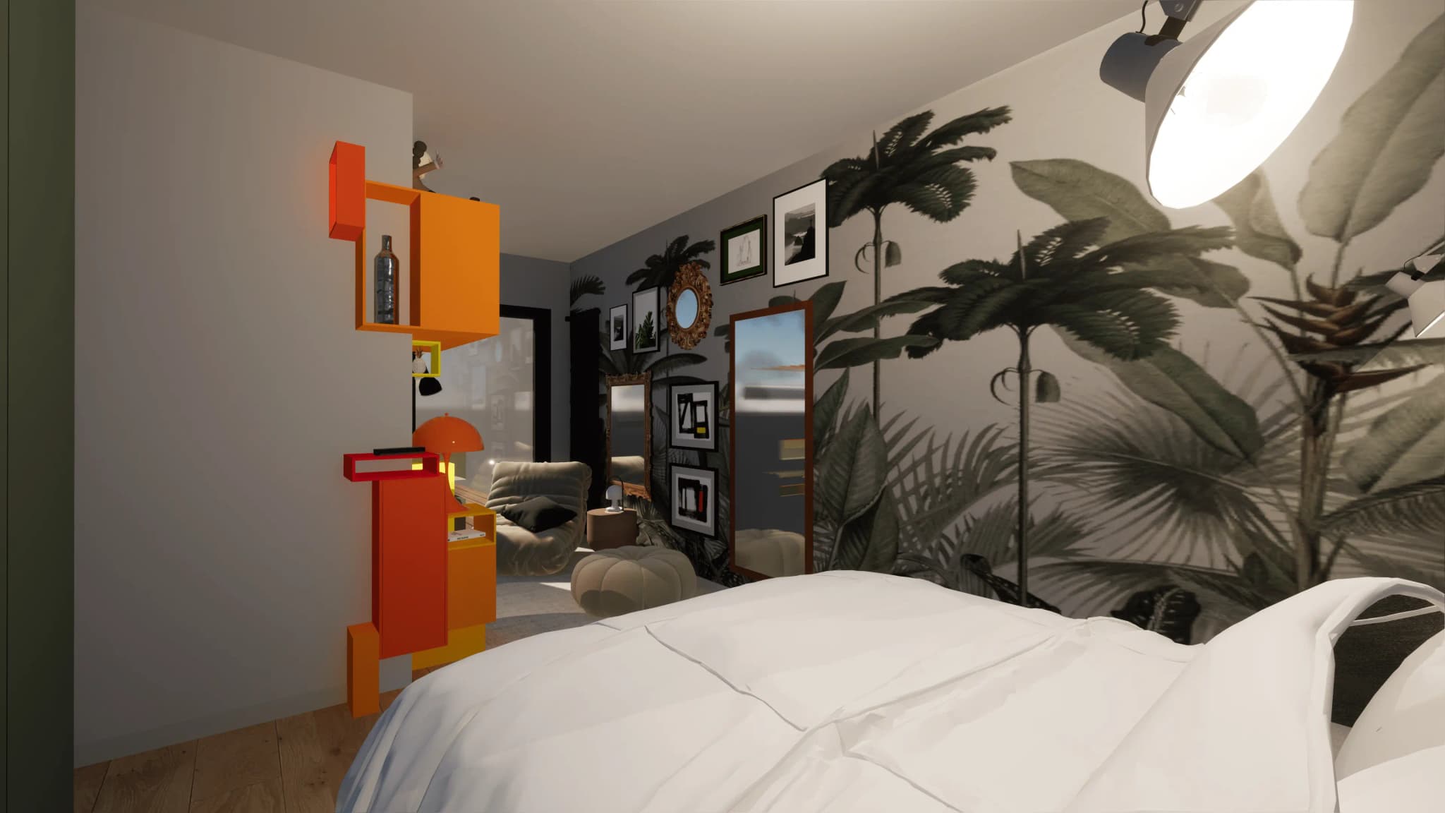 Conception de mobilier pour chambre